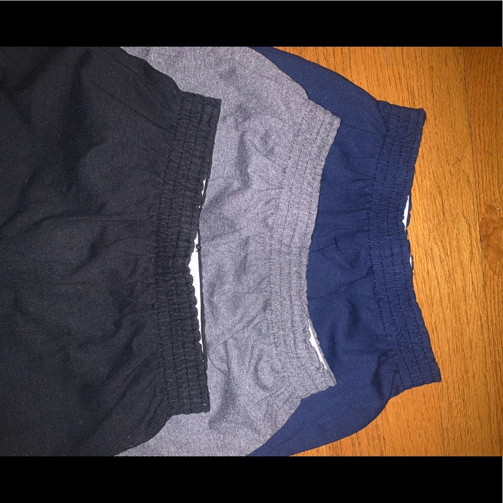 3 pairs of soffe shorts